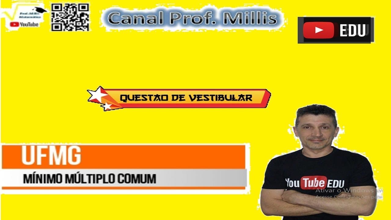 Thumbnail: Mínimo multiplo comum MMC - Questão de vestibular UFMG