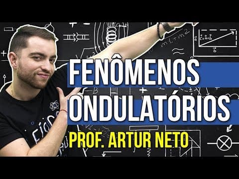 Thumbnail da aula: Fenômenos Ondulatórios: interferência, efeito Doppler e polarização | Física | Prof. Artur Neto