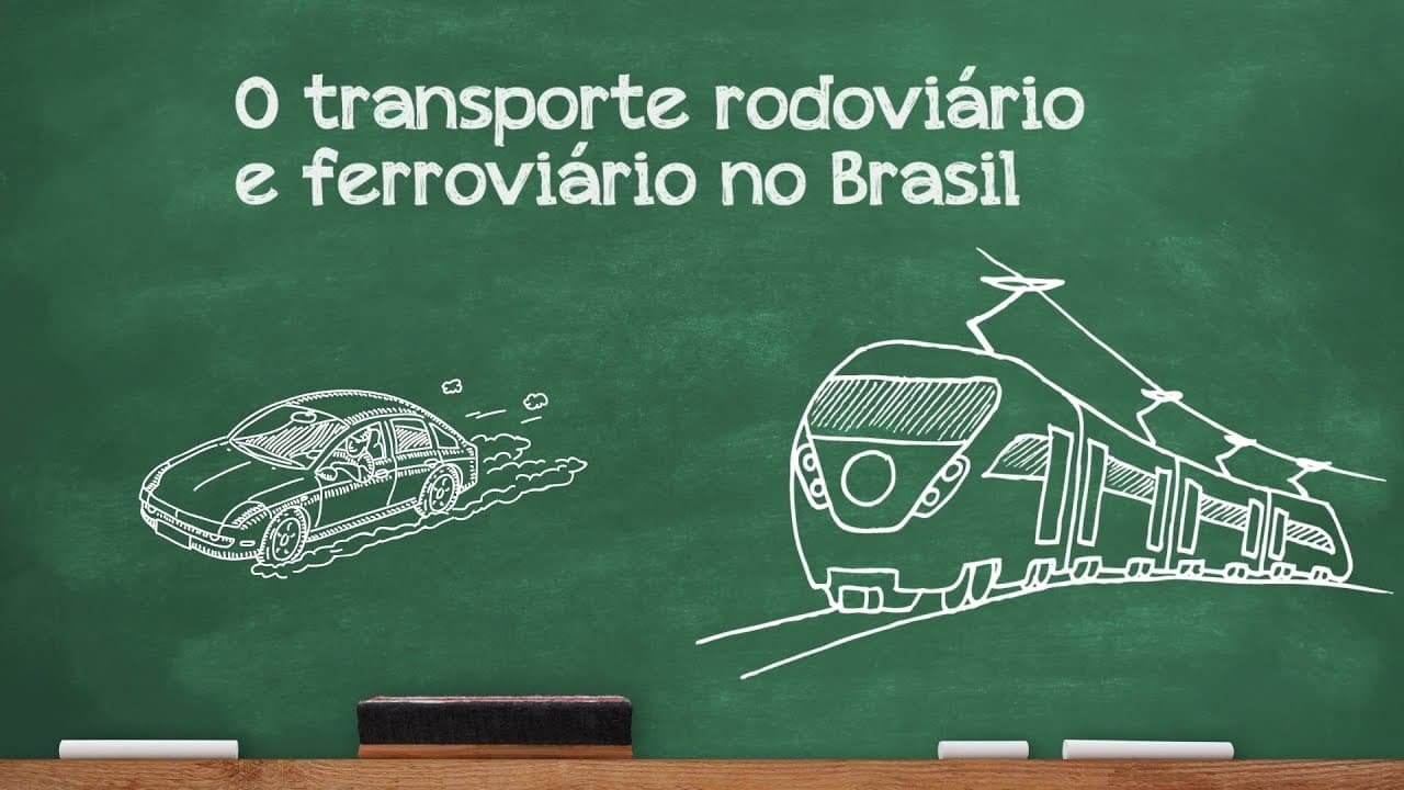 Thumbnail: Videoaulas Poliedro | Enem | Transporte rodoviário e ferroviário no Brasil