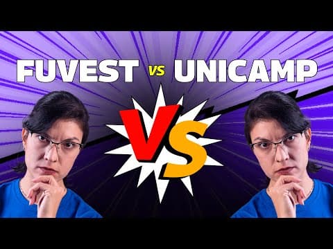 Thumbnail da aula: Decifrando a diferença entre Fuvest e Unicamp