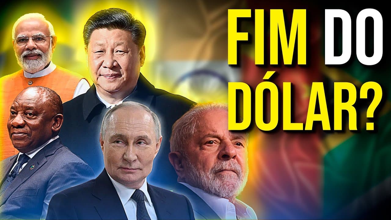 Thumbnail: BRICS enfrenta o DÓLAR: Nova moeda pode mudar TUDO