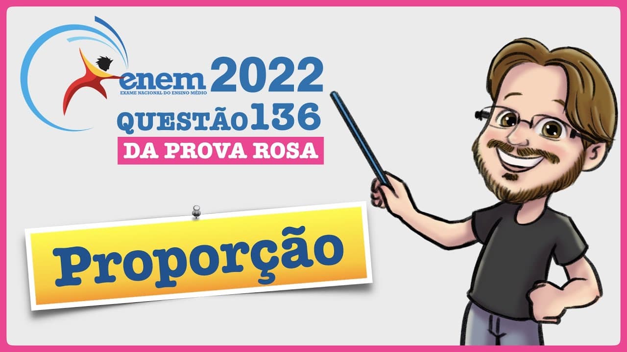 Thumbnail: ENEM 2022 || Proporção || Um médico faz o acompanhamento clínico de um grupo de pessoas que realizam
