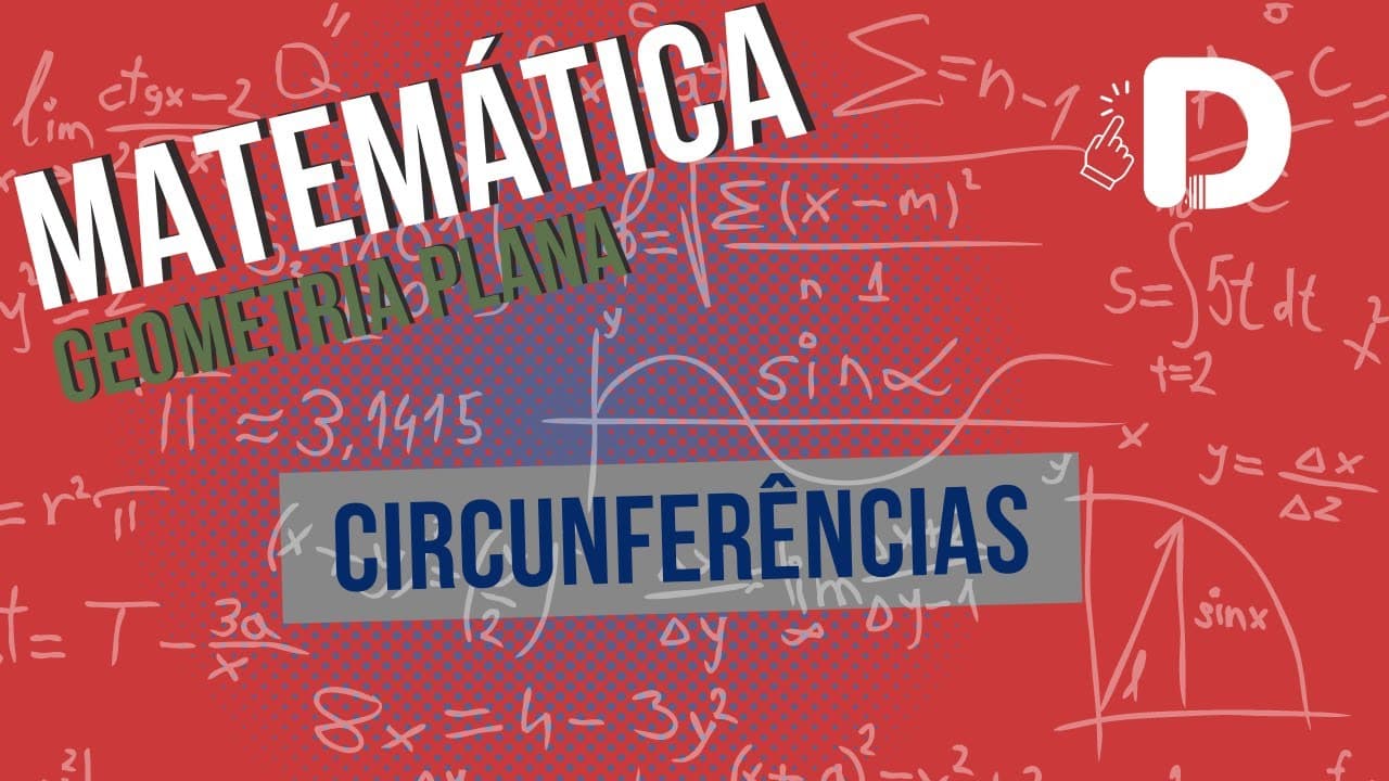 Thumbnail: Circunferência: Comprimento, Arco e Área  - Geometria Plana - Matemática - Preparatório Enem