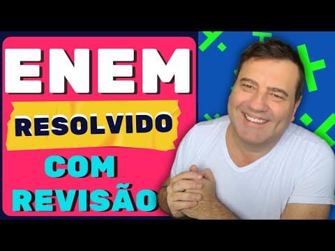 Thumbnail da aula: 💡 ENEM 2020 | O crescimento da frota de veículos em circulação no mundo tem levado à busca