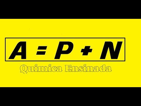 Thumbnail da aula: Como calculo nêutrons, prótons e  número de massa/Tabela Periódica e Notação convencional.