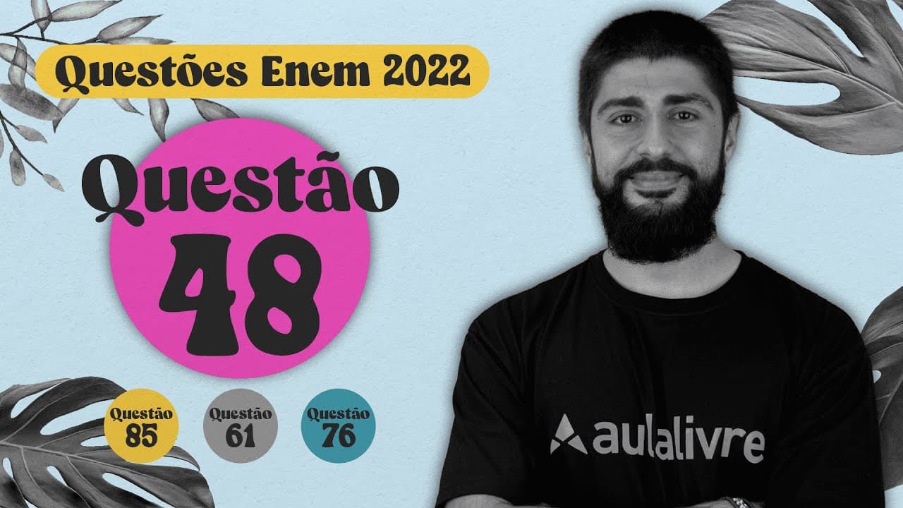 Thumbnail: ENEM 2022 | Trabalho e induztrialização no Brasil | Questão 48