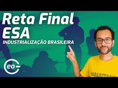 Thumbnail da aula: GEOGRAFIA PARA ESA | QUESTÕES | INDUSTRIALIZAÇÃO BRASILEIRA |