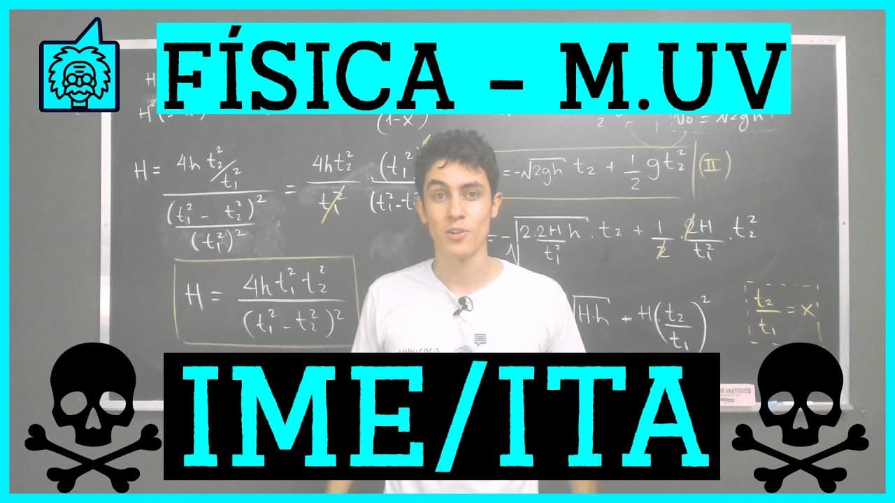 Thumbnail: Física IME/ITA - Exercícios de Cinemática (Movimento Uniformemente Variado)
