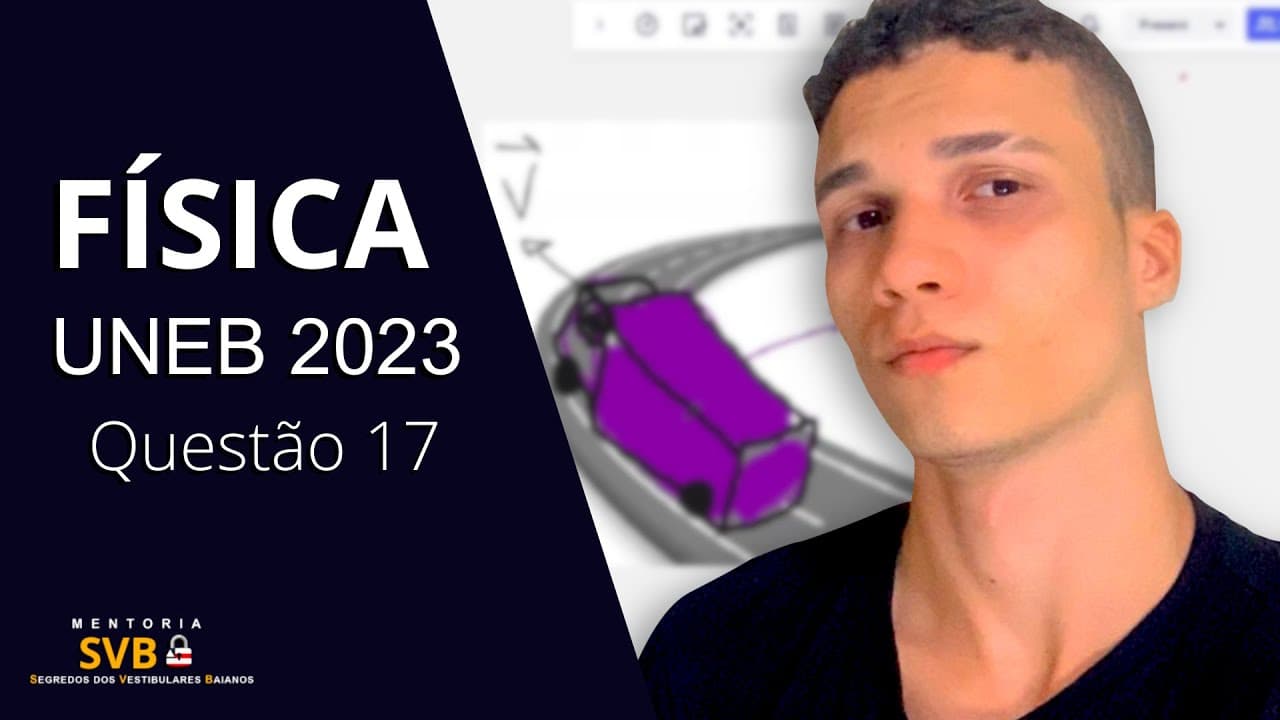 Thumbnail: Resolução UNEB 2023 Física questão 17