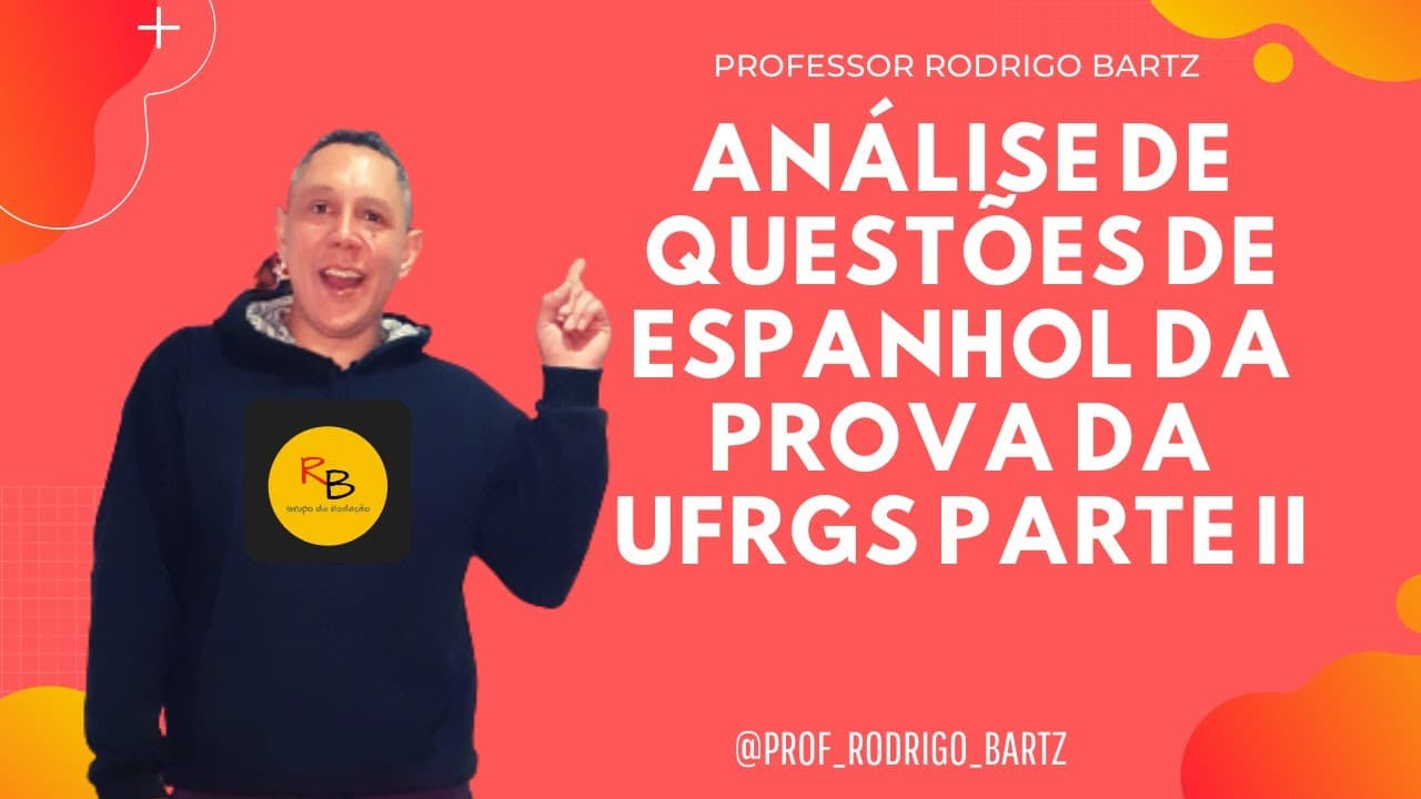 Thumbnail: Análise de questões de Língua Espanhola da prova da UFRGS parte II