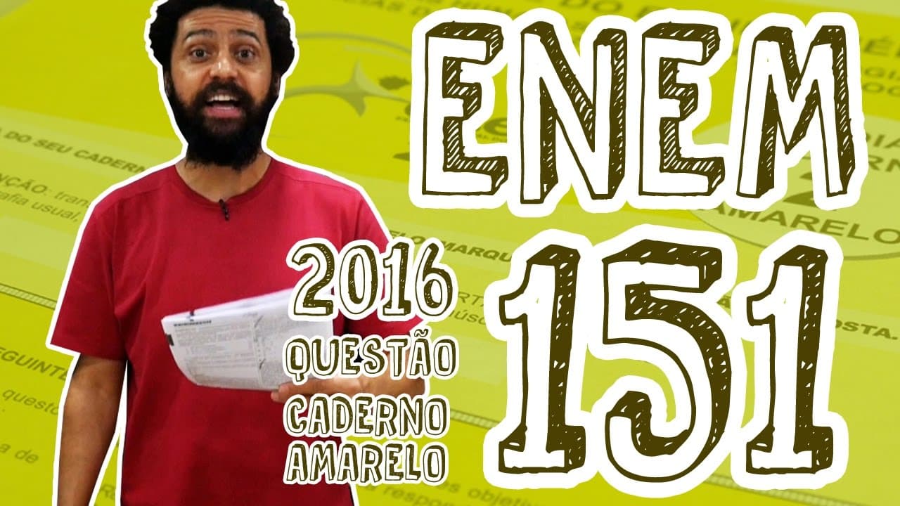 Thumbnail: ENEM - Questão 151 (Caderno Amarelo)