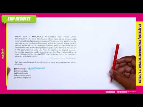Thumbnail da aula: PESQUISADORES DOS ESTADOS UNIDOS DESENVOLVERAM UMA NOVA TÉCNICA, (...) | ONDA ELETROMAGNÉTICA