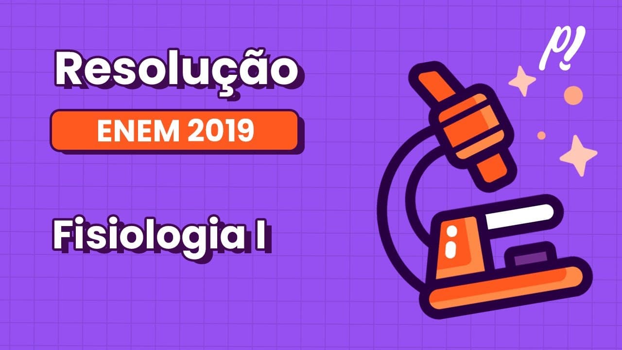 Thumbnail: ENEM 2019 - Fisiologia I | A fluidez da membrana celular é caracterizada pela capacidade...
