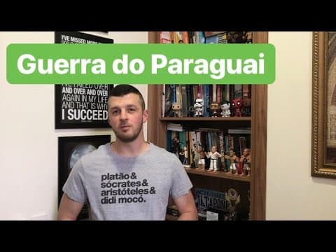Thumbnail da aula: Dica Unesp: A guerra do Paraguai (UNESP 2018)