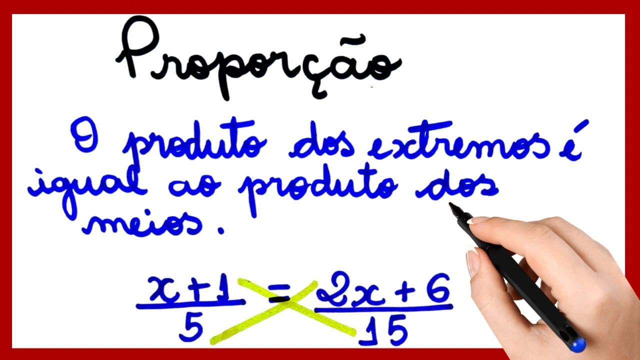 Thumbnail: PROPORÇÃO!!! APRENDA A MULTIPLICAÇÃO CRUZADA!!!!