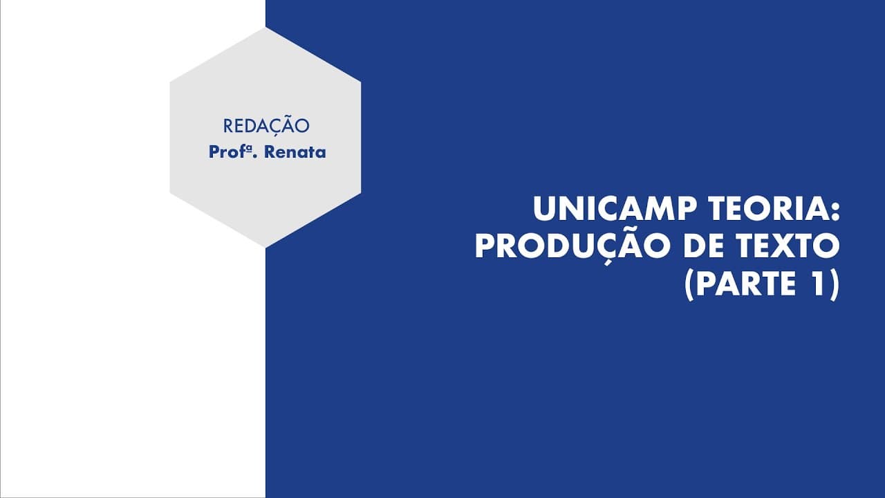Thumbnail: Guia Teórico da Redação do vestibular UNICAMP (Parte 1) | Curso Poliedro Guarulhos