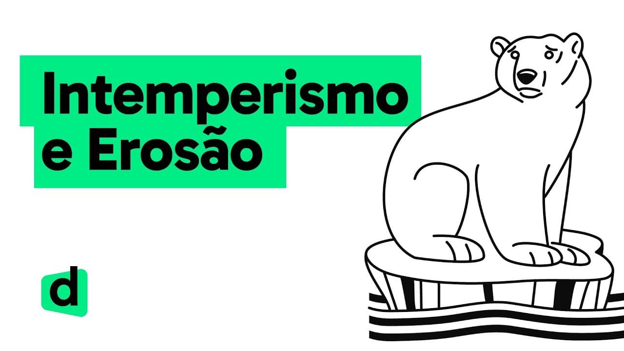 Thumbnail: EROSÃO E INTEMPERISMO | QUER QUE DESENHE | MAPA MENTAL