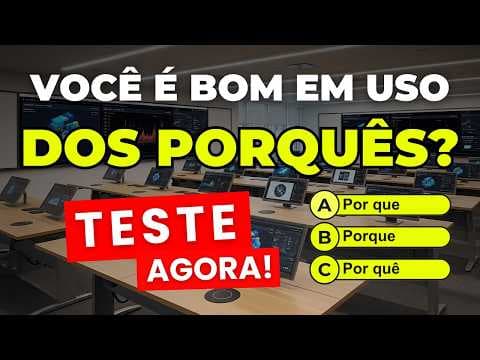 Thumbnail da aula: TESTE RÁPIDO DE PORTUGUÊS! - Professora Pamba