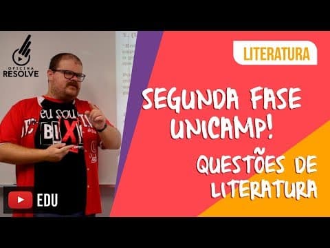 Thumbnail da aula: COMO RESPONDER LITERATURA NA SEGUNDA FASE DA UNICAMP