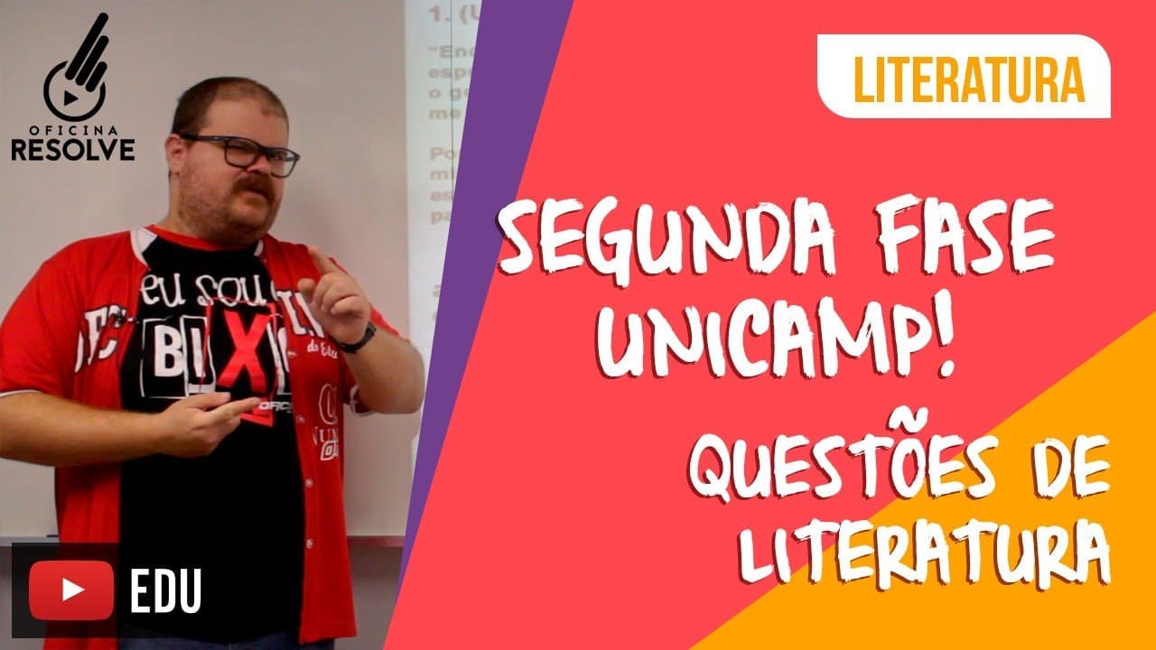 Thumbnail: COMO RESPONDER LITERATURA NA SEGUNDA FASE DA UNICAMP