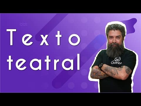 Thumbnail da aula: Texto Teatral - Brasil Escola