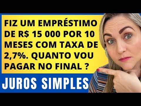 Thumbnail da aula: JUROS SIMPLES COMO VOCÊ NUNCA VIU!!!!