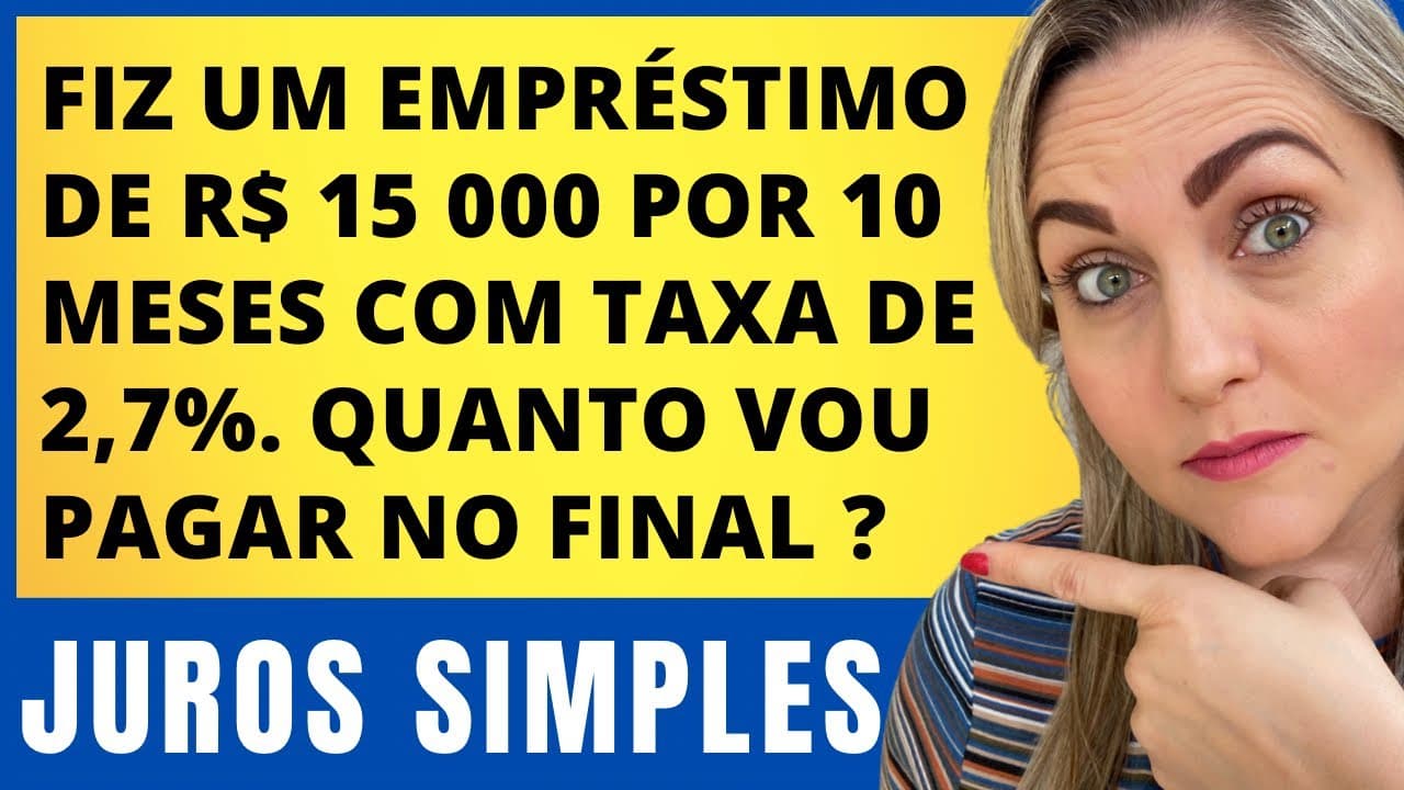 Thumbnail: JUROS SIMPLES COMO VOCÊ NUNCA VIU!!!!