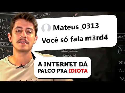 Thumbnail da aula: Bronca ao vivo: professor reage a comentário desrespeitoso