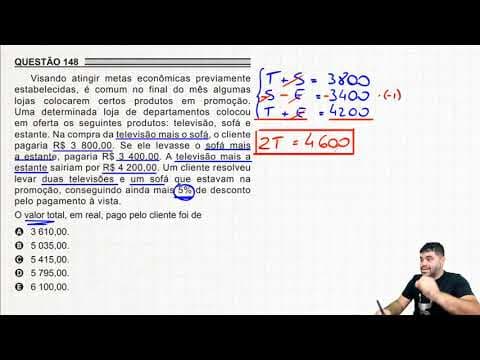 Thumbnail da aula: ENEM PPL 2018 148 Visando atingir metas econômicas previamente estabelecidas