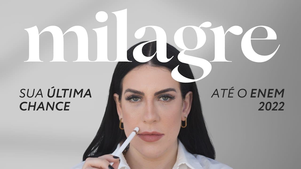 Thumbnail: DAQUI ATÉ O ENEM SÓ UM MILAGRE NA SUA REDAÇÃO l enem 2022