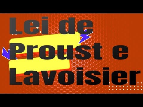 Thumbnail da aula: Considere as substâncias M, P, Q , R, correspondentes da equação. Lei de Proust e Lei de Lavoisier
