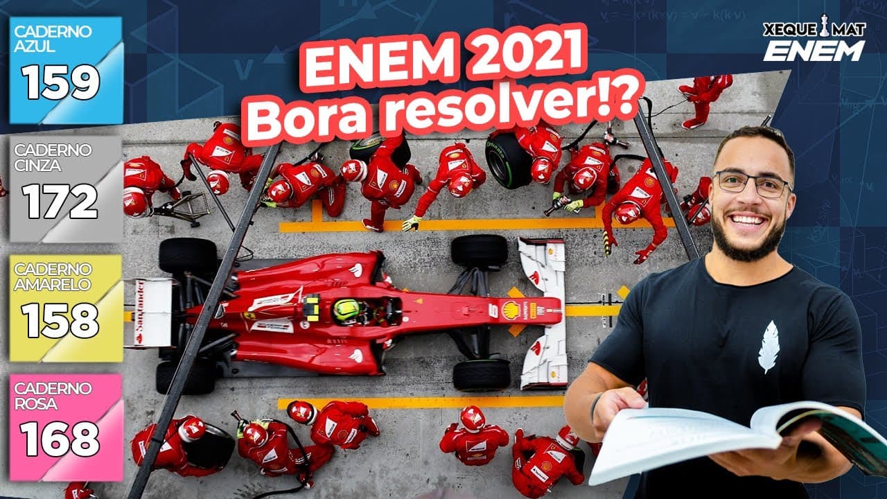 Thumbnail: 🟣 Questão 159 - Caderno Azul | Razão e proporção | MATEMÁTICA ENEM 2021