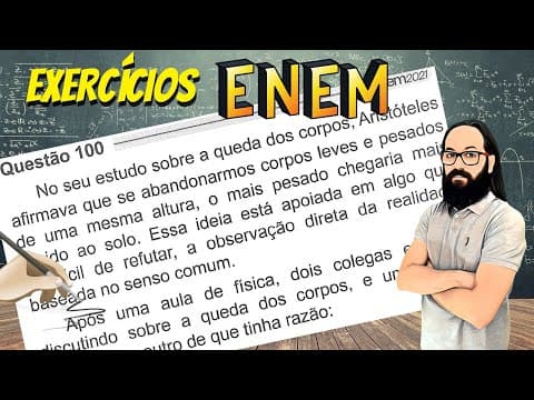 Thumbnail da aula: Resolução Questão 100 - Prova Azul - Física - Enem 2021