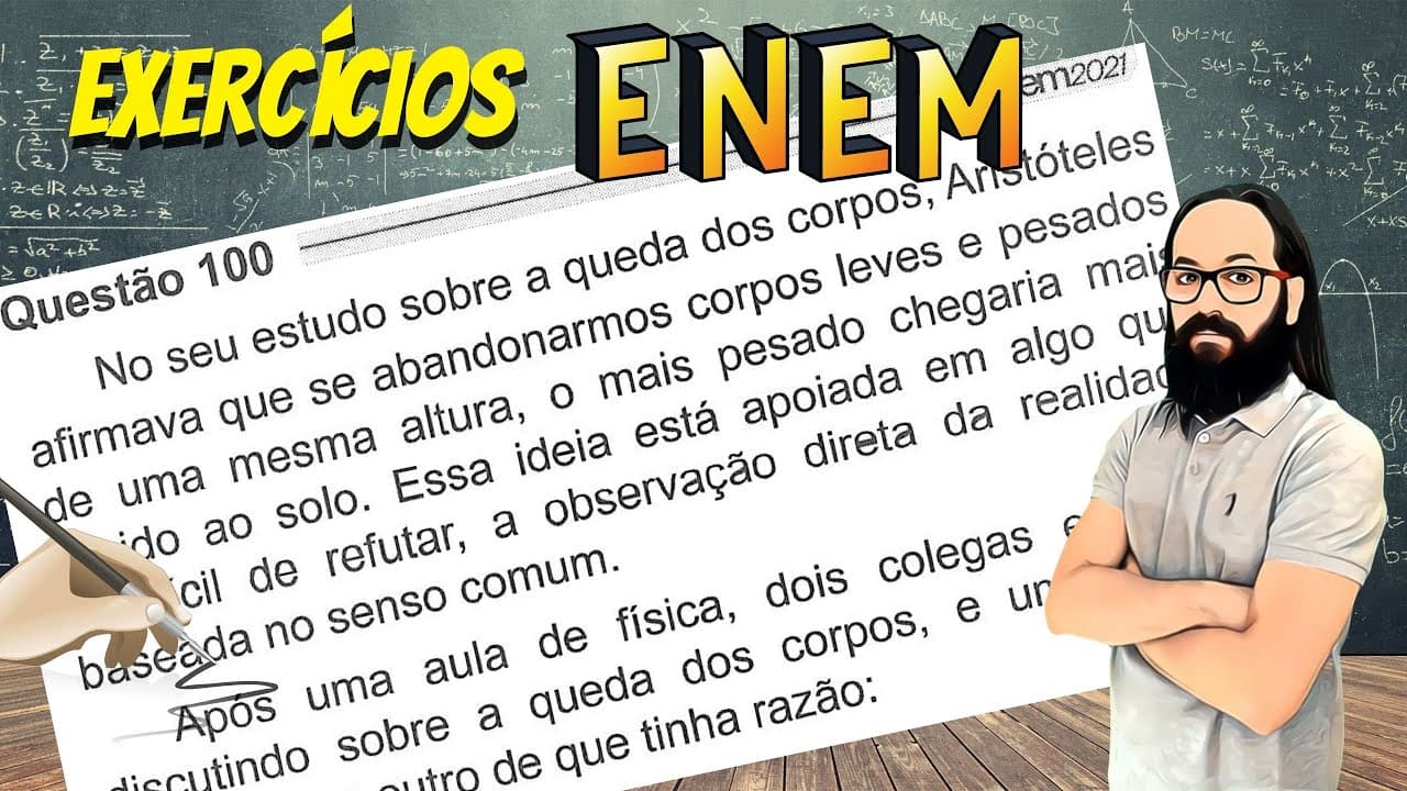 Thumbnail: Resolução Questão 100 - Prova Azul - Física - Enem 2021