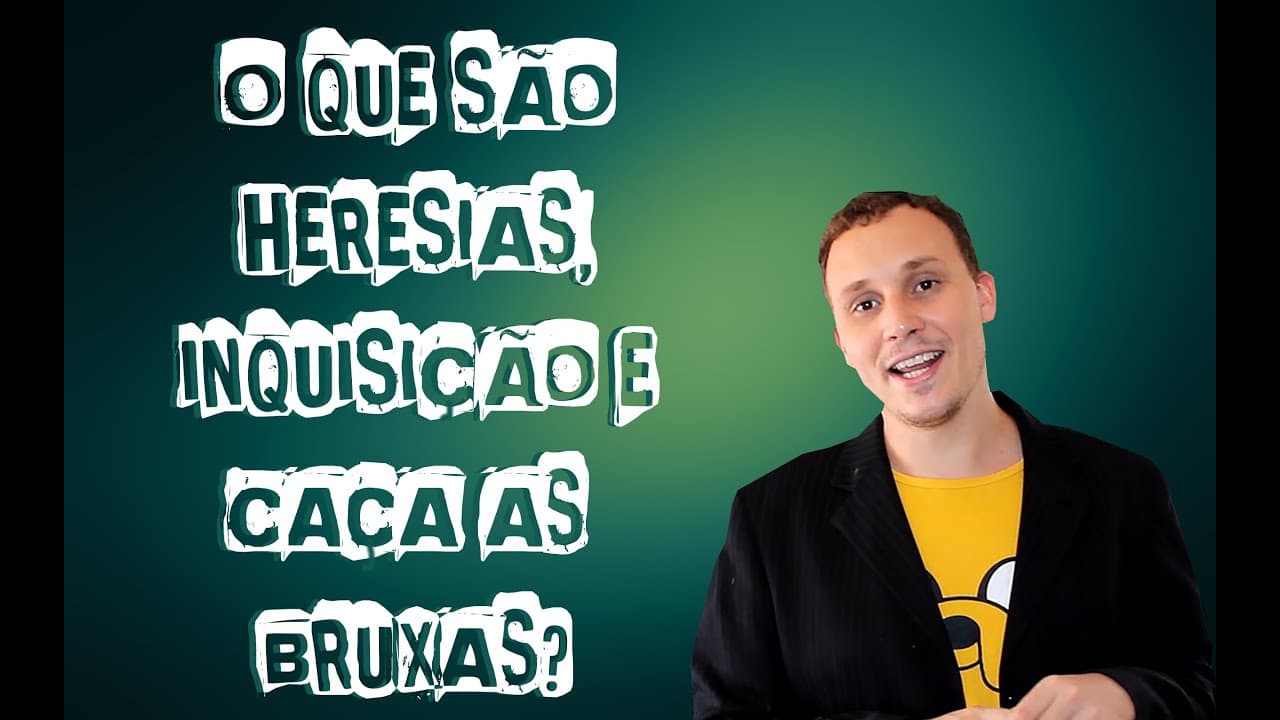 Thumbnail: O que são Heresias, Inquisição e Caça as bruxas?