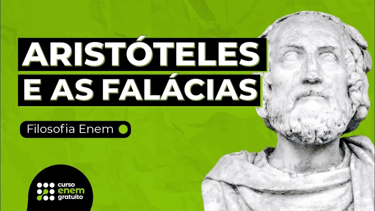 Thumbnail: ARISTÓTELES E AS FALÁCIAS: erros de raciocínio e argumentação | Filosofia Enem | Ernani Silva