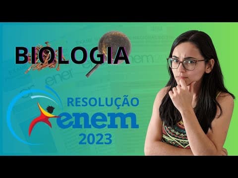 Thumbnail da aula: RESOLUÇÃO ENEM 2023 | Os mais antigos cozinhavam o feijão na panela de ferro a fim de acabar com...