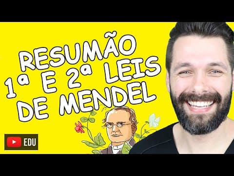 Thumbnail da aula: PRIMEIRA E SEGUNDA LEIS DE MENDEL - Resumo e comparação | Biologia com Samuel Cunha
