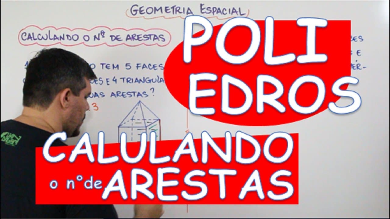 Thumbnail: POLIEDROS: CALCULANDO O NÚMERO DE ARESTAS (AULA 2/16)