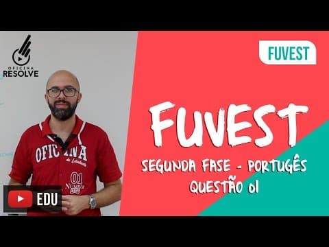 Thumbnail da aula: Correção FUVEST 2019 - Português Questão 01