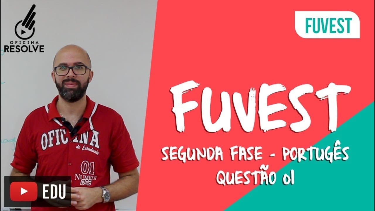 Thumbnail: Correção FUVEST 2019 - Português Questão 01