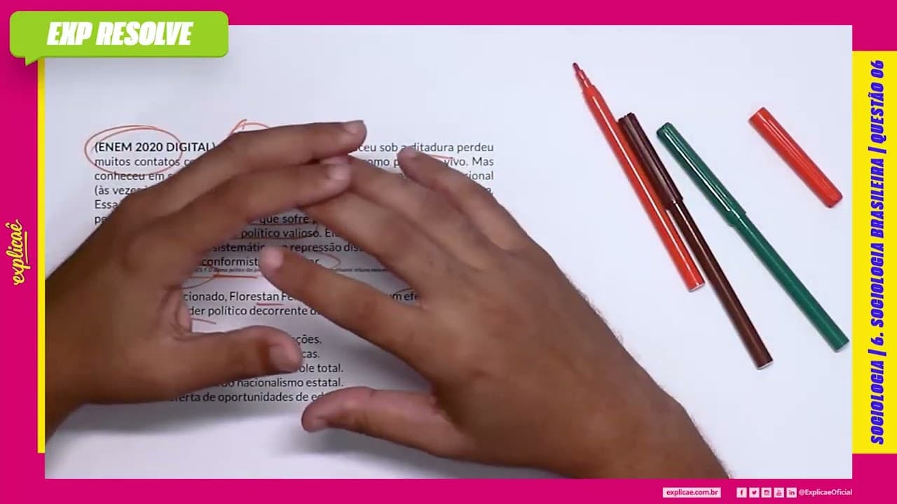 Thumbnail: O JOVEM QUE NASCEU E CRESCEU SOB A DITADURA PERDEU MUITOS CONTATOS COM(...) | SOCIOLOGIA BRASILEIRA