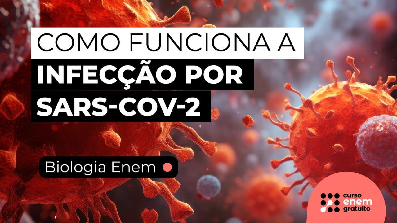 Thumbnail: COMO FUNCIONA A INFECÇÃO POR SARS-COV-2 | Biologia para o Enem | Cláudia Aguiar
