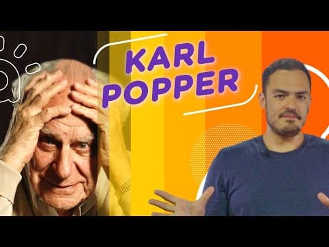 Thumbnail da aula: Karl Popper | Ciência, Ética e Política