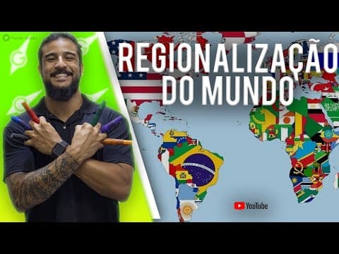 Thumbnail da aula: Regionalização do Mundo - Geobrasil {Prof. Rodrigo Rodrigues}