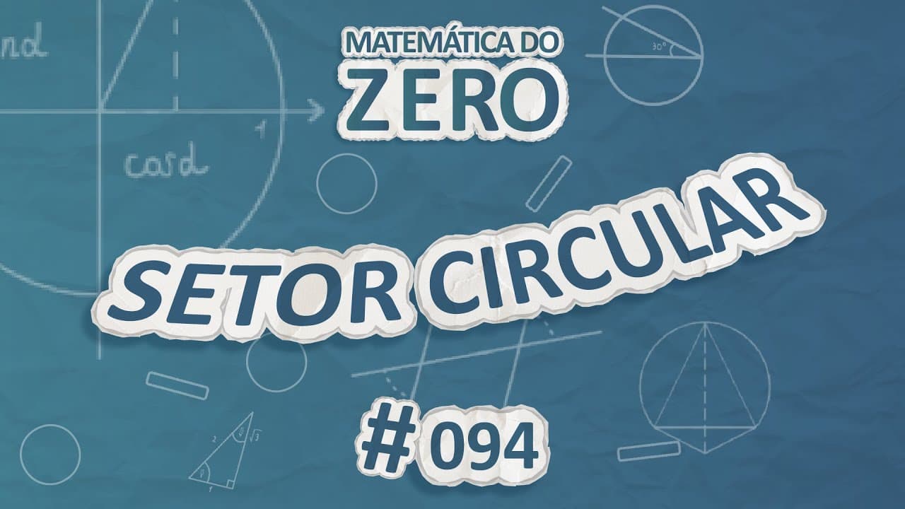 Thumbnail: Matemática do Zero | Setor Circular - Brasil Escola