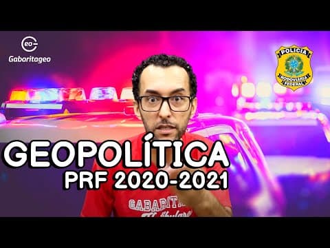 Thumbnail da aula: PRF 2020-21 | Geopolítica Brasileira | Distribuição espacial da população no Brasil