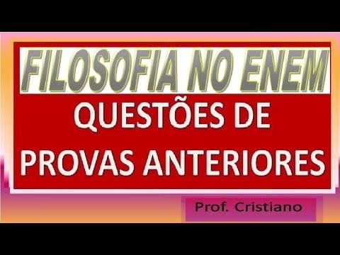 Thumbnail da aula: QUESTÃO DO ENEM DE FILOSOFIA COMENTADA: SÓCRATES E SEU MÉTODO