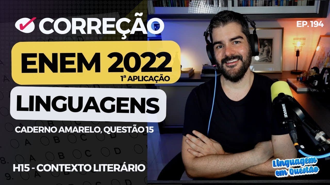 Thumbnail: ENEM 2022 1ª aplicação: Seca e êxodo, em "A BAGACEIRA" (H15 | Contexto literário | Amarelo, 15) #194