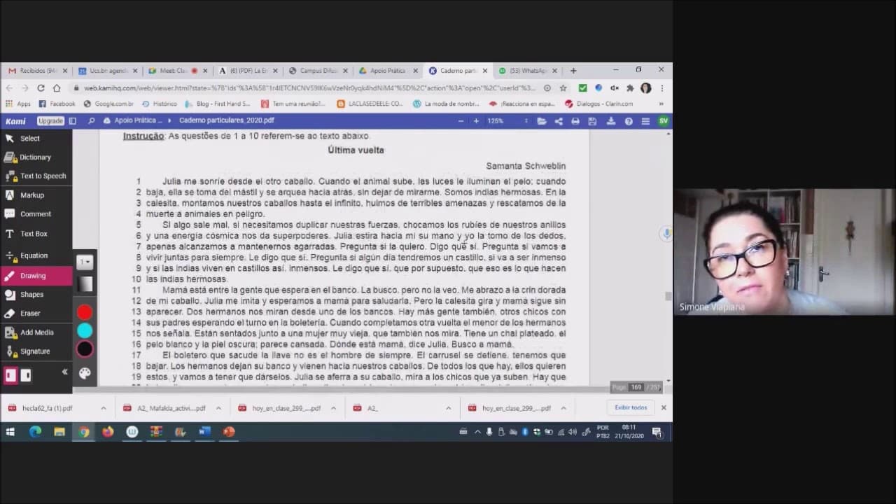 Thumbnail: Correção provas de espanhol  UCS e UFRGS